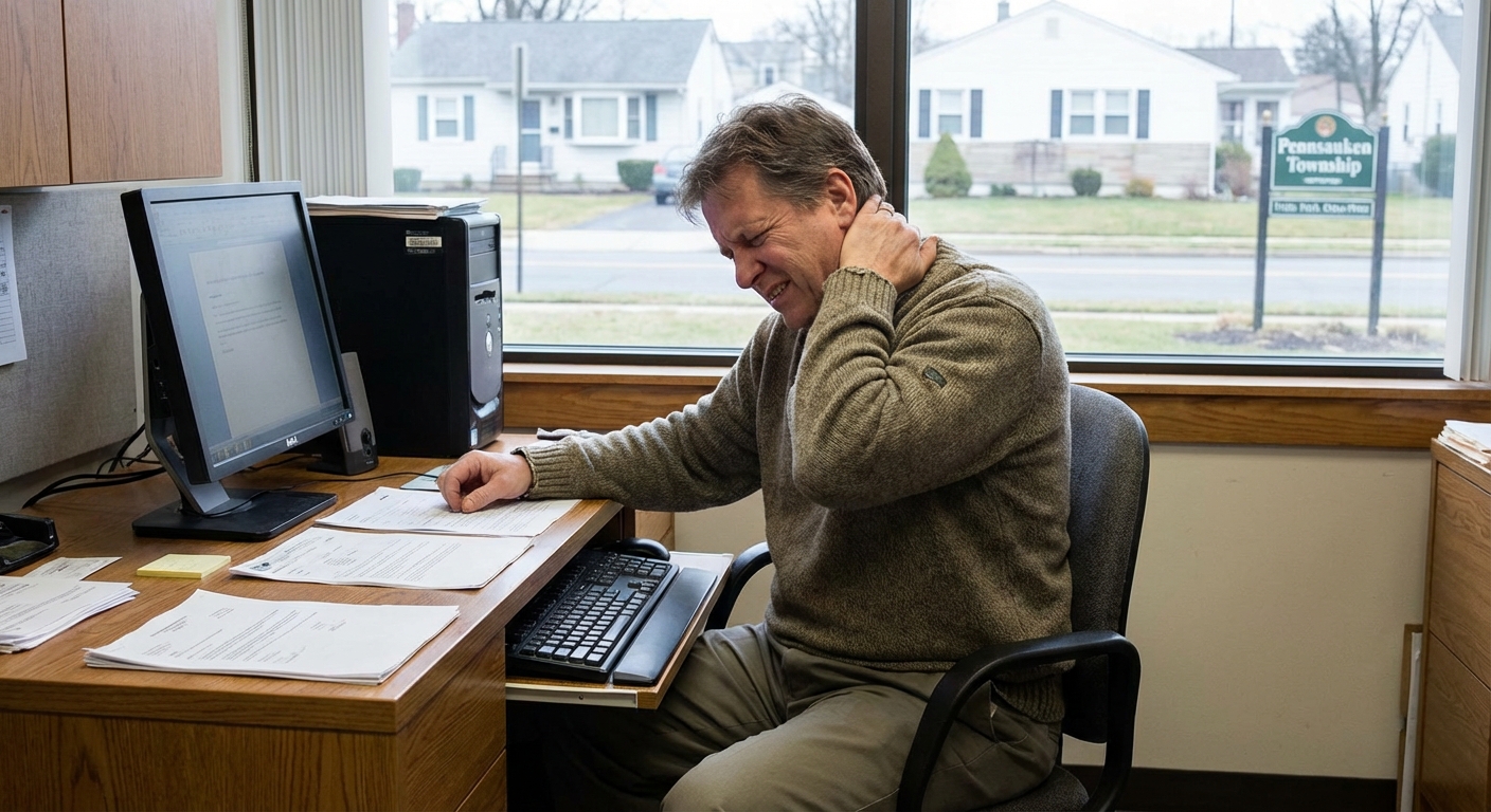 Is Your Neck Pain in Pennsauken Coming From Long Hours at Your Desk?