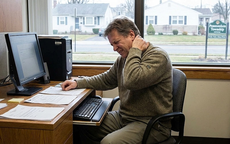 Is Your Neck Pain in Pennsauken Coming From Long Hours at Your Desk?