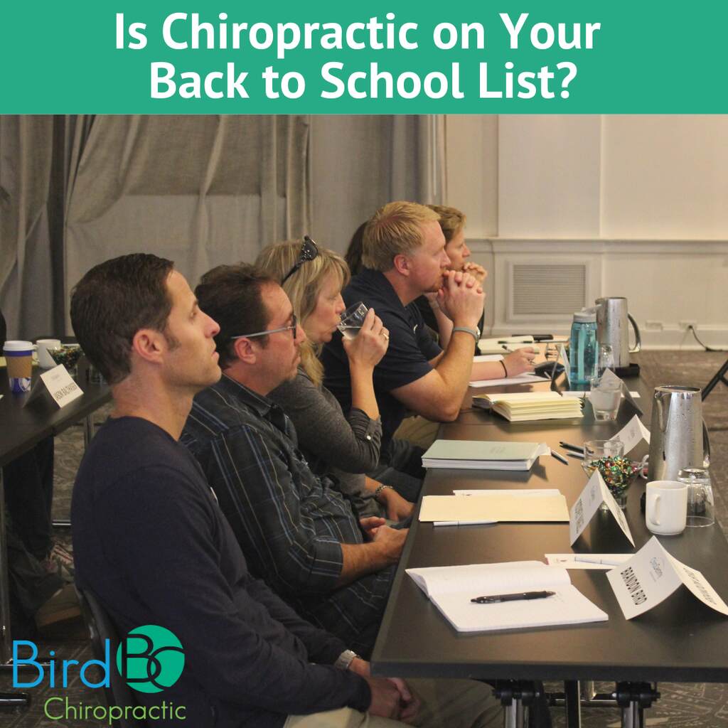 Is Chiropractic on Your Back to School List?